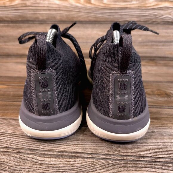 Under Armour Sling Flex Rise Anthracite Knit Running Shoes Women's Size 8 - Picture 5 of 9